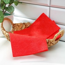Набор салфеток вискозных для сухой и влажной уборки Доляна, 3 шт, 30×38 см, цвет красный 9068944