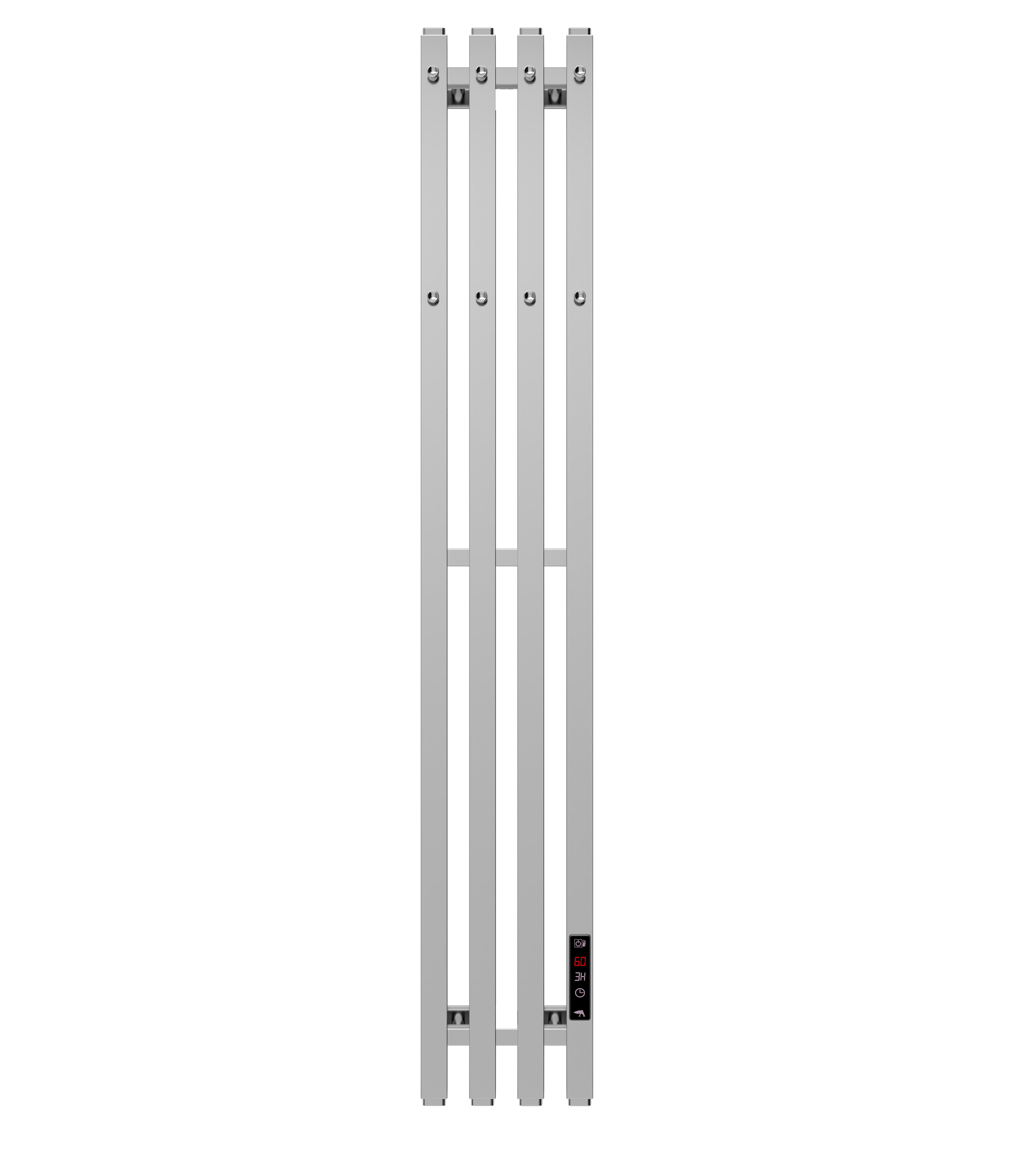 Полотенцесушитель электрический Лео Квадро Гранд 4 120, 140 вт (К-ЖК панель, Справа)  16725																