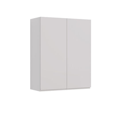 Шкаф Lemark VEON 60 см подвесной, 2-х дверный, цвет корпуса, фасада: Белый глянец LM01V60SH