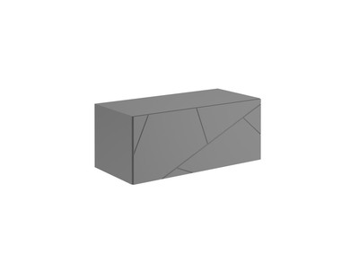 Гранж Тумба ТМ-002 (Д.900, подвесная) Корпус - Серый Шифер  Фасад МДФ - матовая Графит Софт ЧШ879