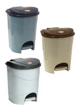 Контейнер для мусора с педалью, 19л 29,7х30,2х38,4 ("М-пластика") (М 2892)