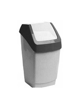 Контейнер для мусора ХАПС 15 л Мраморный 26х25х46 ("М-пластика") (М 2471)