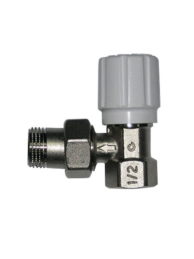 Клапан COMISA ручной, настр верхний, для радиатора, угловой 3/4 (88.212.01)