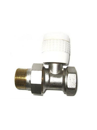 Клапан СТК (рег.№468190) ручной (компактный), для радиатора, прямой 1/2" (XTR1402)