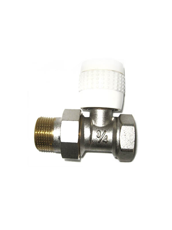 Клапан СТК (рег.№468190) ручной (компактный), для радиатора, прямой 3/4" (XTR1402)