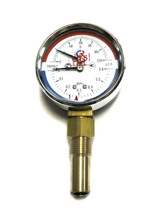 Термоманометр ТМТБ-31Р Dy80 с нижним подключением 1/2", 6 бар (0-0,6 МPа) 0-120 (ТМТБ-31Р)