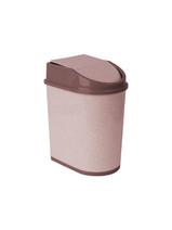 Контейнер для мусора 5 л беж.мрамор 17х22х28 ("М-пластика") (М 2480)