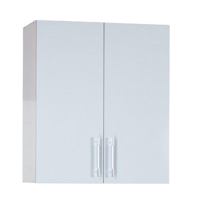 Шкаф для посуды 60 серебристый металлик (с сушкой) фасад МДФ SANTREK HOME