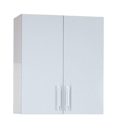 Шкаф для посуды 60 серебристый металлик фасад МДФ SANTREK HOME