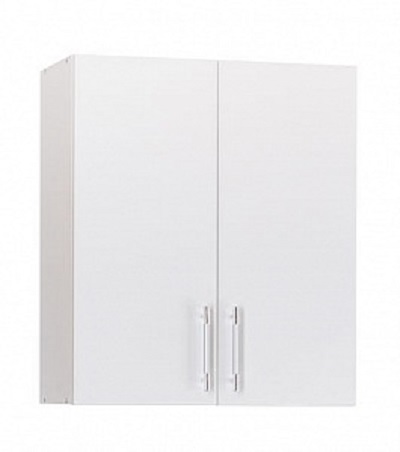 Шкаф для посуды 80 белый металлик фасад МДФ SANTREK HOME