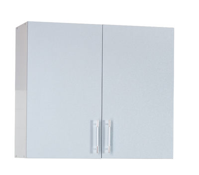 Шкаф для посуды 80 серебристый металлик фасад МДФ SANTREK HOME