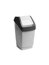 Контейнер для мусора ХАПС 25 л Мраморный 30х28х55 ("М-пластика") (М 2472)