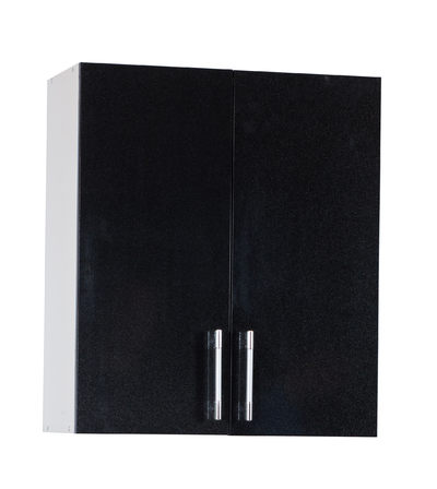 Шкаф для посуды 60 черный металлик фасад МДФ SANTREK HOME