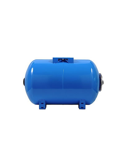 Гидроаккумулятор SANTREK AQUA 100л горизонтальный с площадкой, G1", синий