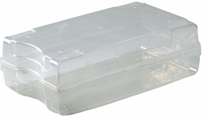 Коробка для хранения обуви 320х190х105мм прозрачный ("М-пластика") (М2868)