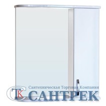 Зеркало-шкаф SANTREK HOME "Сити-60" правый (белый) 594х669х150