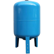 Гидроаккумулятор SANTREK AQUA 50л вертикальный, G1", ПЛАСТ. ФЛАНЕЦ, синий