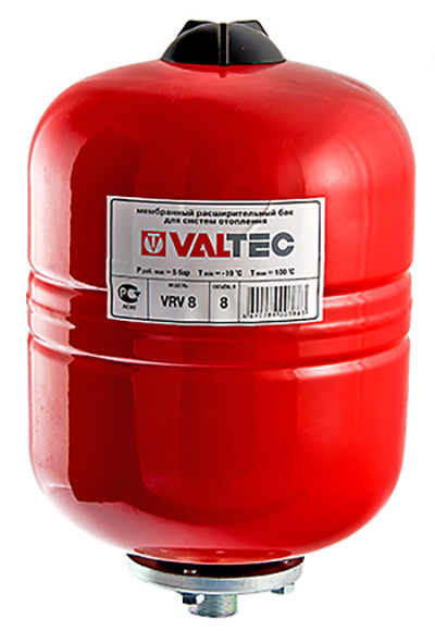 Бак расширительный VALTEC 8л. красный (VT.RV.R.060008)
