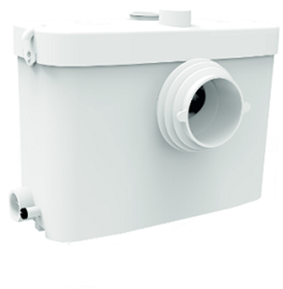 Насос туалетный измельчитель JEMIX STP OPTIMA Унитаз + 2 подключения t=75гр (500 Вт, до 100 л/мин, подъем до 7м) в/ш/г 306/425/215 мм