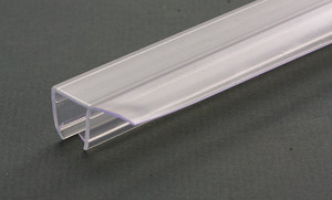 Профиль силиконовый (водоотсекатель) "F" на стекло 6 мм (200см) ПСВ-02 6-200 (1шт)