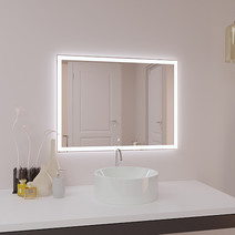 Зеркало SANTREK HOME с LED подсветкой "КРИСТАЛЛ премиум" 900х600мм