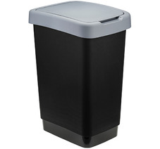 Контейнер для мусора ТВИН 25 л Серый ("М-пластика") (М 2469)