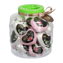 Бурлящие шары "Сердце" для ванны перламутровые (роза, жасмин) , 130 г "Банные штучки" (33440)
