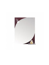 Зеркало для ванной комнаты (L638) LEDEME (+ светильник+крепеж)