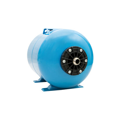 Гидроаккумулятор Джилекс ГПк 50 горизонтальный (пластиковый фланец, синий)