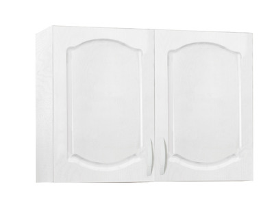 Шкаф для посуды 80 Ясень Белый (с сушкой) фасад МДФ SANTREK HOME