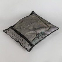 Мешок для стирки, мелкая сетка 50х40см, цвет черный   4333605