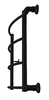 Полотенцесушитель Классик 1 50-50 боковое 1", 4 перекладины (К-крепеж1, Дуга, Чёрный матовый) 14052