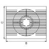Вентилятор DOSPEL STYL 100 S/SR II (без шнура) (007-1128/007-1128R)