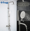 2425 Душевая система Frap с верхним душем, смесителем и ручной лейкой, нерж
