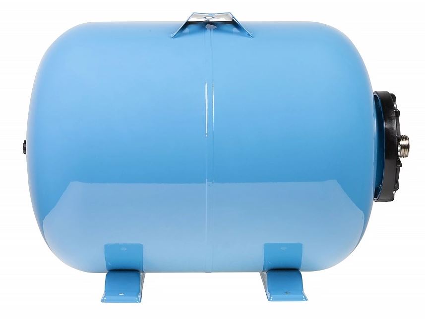 Гидроаккумулятор Джилекс ГПк 50 горизонтальный (пластиковый фланец, синий)