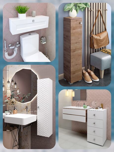 Стильное и функциональное дополнение ванной комнаты - новая коллекция мебели SANTREK HOME!