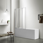 Новинки для ванной комнаты SANTREK AQUA - стеклянные шторки для ванны и душевые поддоны!