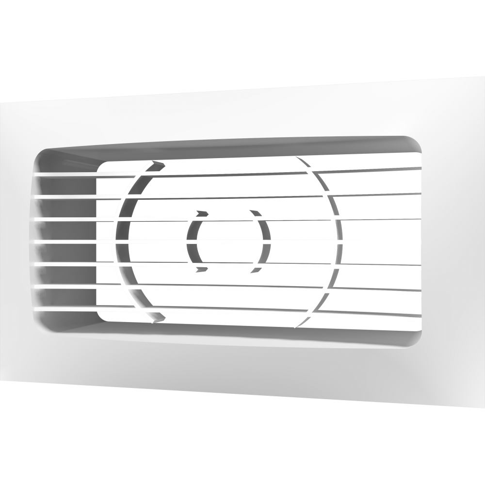 Решетка вентиляционная приточно-вытяжная с фланцем SANTREK AIR (60x204) 60204 РСФ