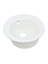 Мойка SANTREK AQUA PRO ROUND SA-R510 D=510 мм, круглая (иней-321) (+сифон)