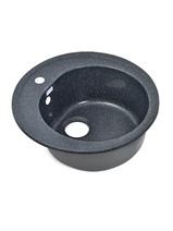 Мойка SANTREK AQUA PRO ROUND SA-R510 D=510 мм, круглая (графит-309) (+сифон)