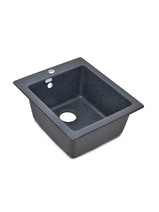 Мойка SANTREK AQUA PRO BOXY SA-B505 1 чаша 427*505 мм (графит-309) (+сифон)