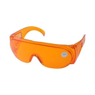 Очки защитные ТУНДРА, оранжевые, открытого типа, ударопрочный материал 9433081
