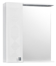 Зеркало SANTREK HOME "Греция-50" (Белый) с подсветкой Левый 500х720х166 Зеркало SANTREK HOME "Греция-50" (Белый) с подсветкой Левый 500х720х166