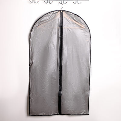 Чехол для одежды Доляна, 60×100 см, плотный ПВХ, цвет серый 565763