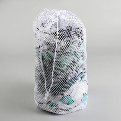 Мешок для стирки белья Доляна, 30×40 см, крупная сетка, цвет белый 2385796