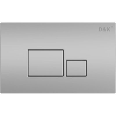 Клавиша смыва D&K Quadro DB1519002, матовый хром