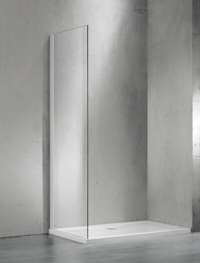 Боковая часть душ. ограждения SANTREK AQUA Evo- SP-1000-C-Chrome 1000*1950 стекло Прозр. 8мм, профиль Хром