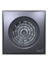 Вентилятор ERA DICITI D100 AURA 4C dark gray metal канальный осевой вытяжной с обратным клапаном, декоративная решетка (тёмно-серый)