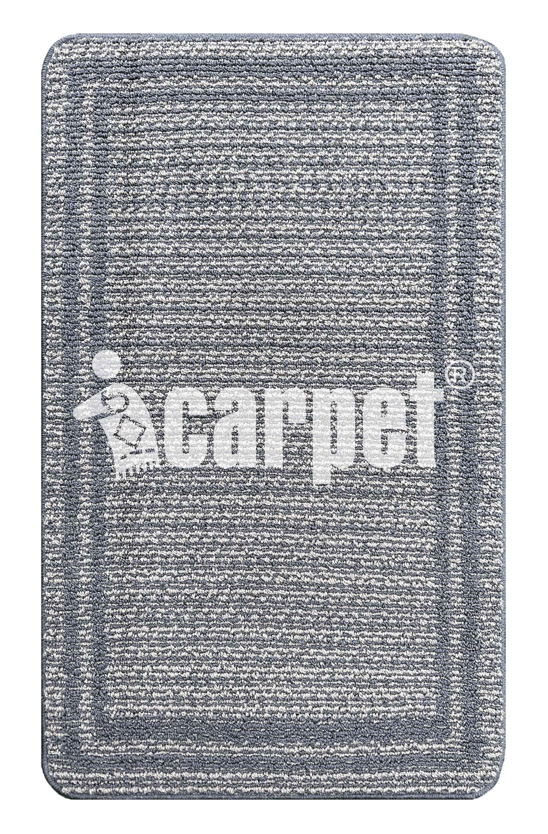 Купить Коврик БУКЛЕ icarpet «Бюрен» 60х100 серо-бежевый 50 оптом