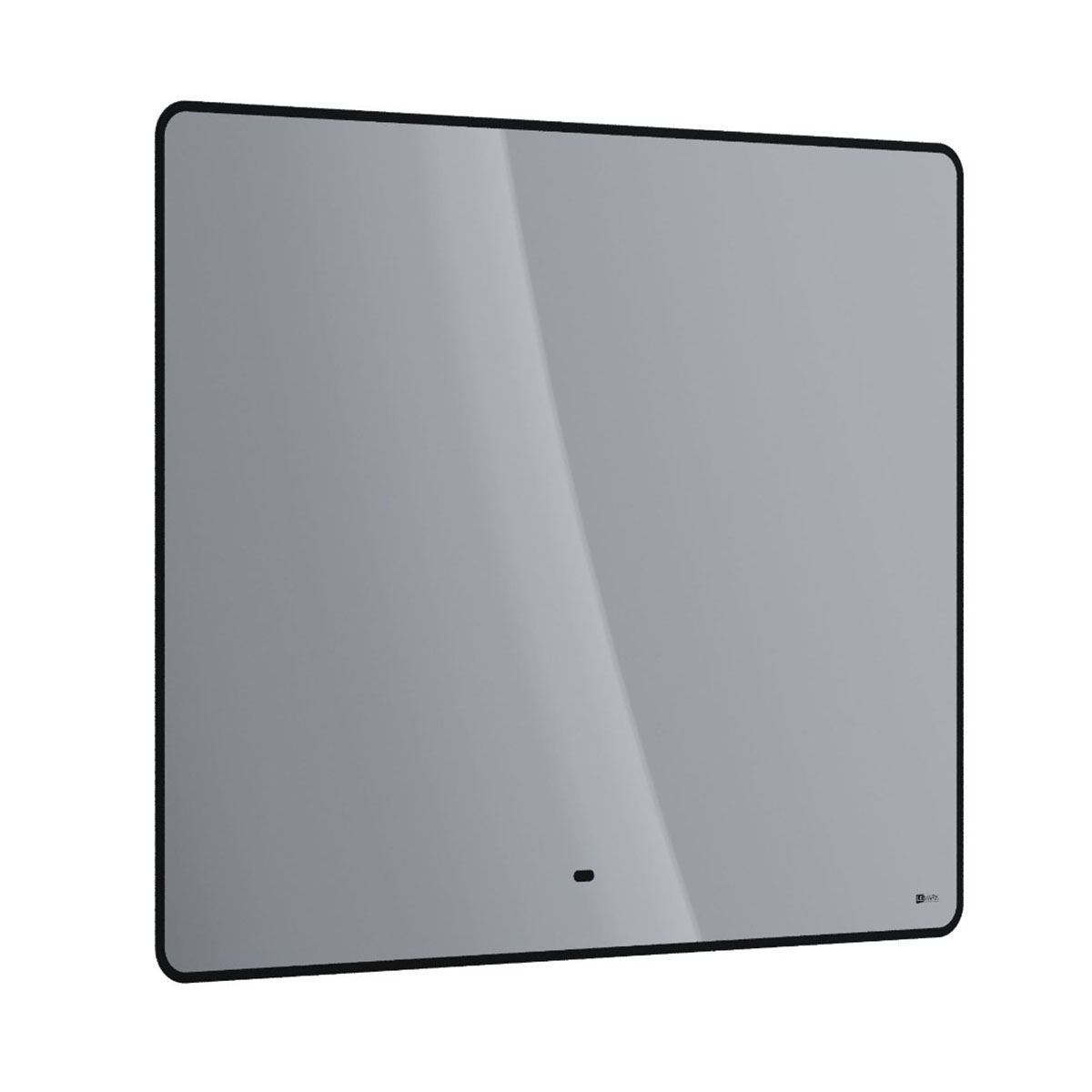 Зеркало Lemark MIOBLACK 100х80 см с интерьерной подсветкой, с подогревом LM100ZM-black